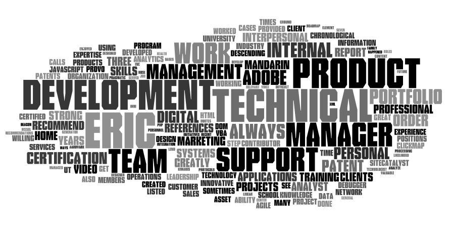Resume & Recommendation Word Cloud
